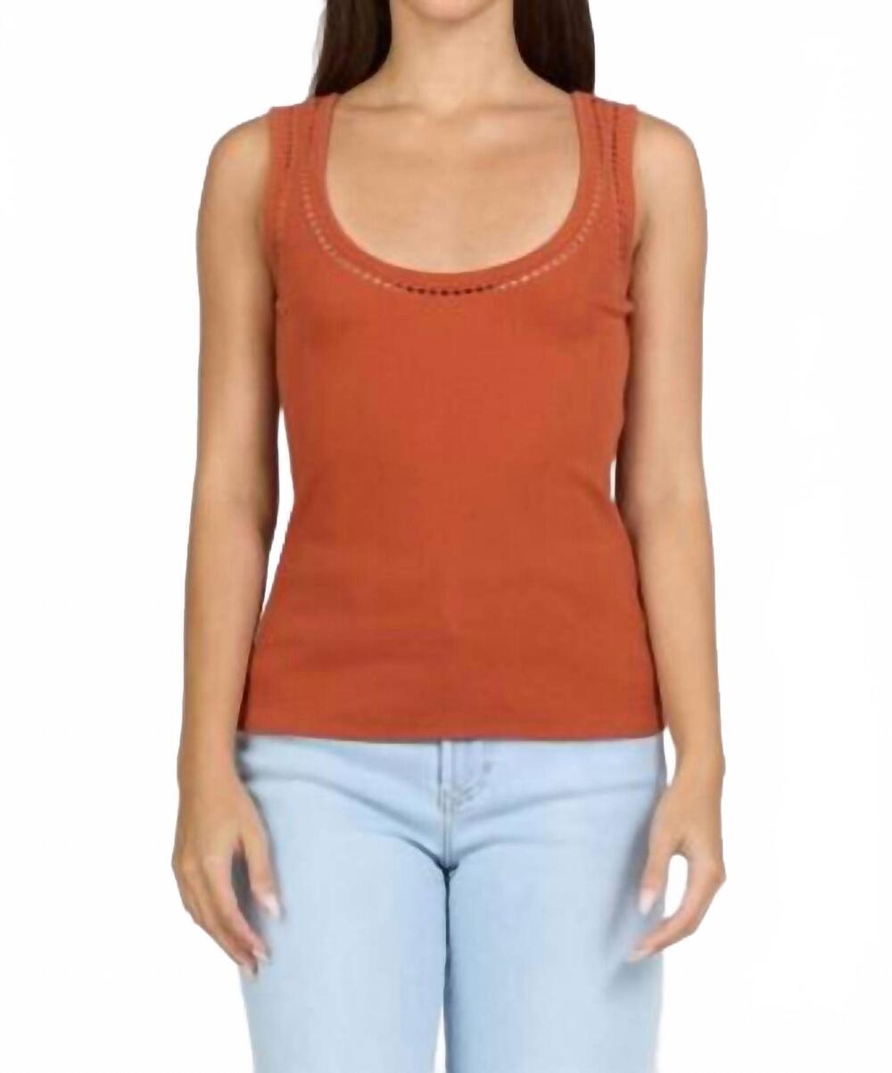 NEW DEAR JOHN DENIM sloane tank in brick